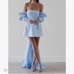 Burgundy a line dress